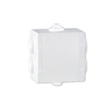 Razvodna kutija sa 6 uvoda 80 x 80mm bela