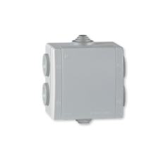 Razvodna kutija sa 6 uvoda 80 x 80mm siva